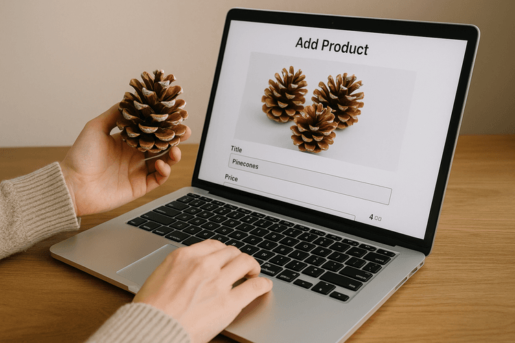 Ajouter des pommes de pin à la vente sur le e-commerce choisi Ajouter des pommes de pin à la vente sur le e-commerce choisi