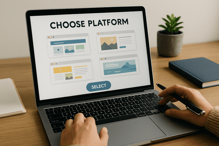 Wahl der Plattform und des Themas Wahl der Plattform und des Themas