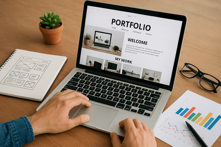 Come creare sito web per portfolio Come creare sito web per portfolio