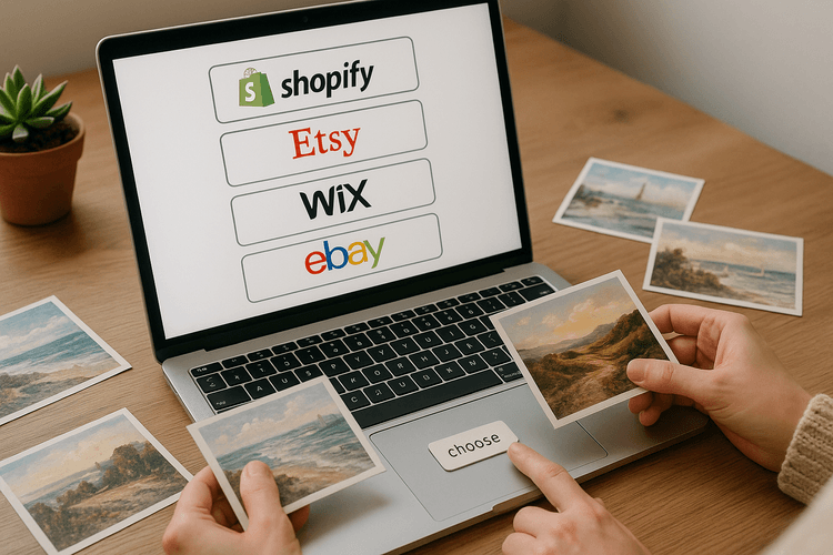 Choisir la bonne plateforme pour vendre des cartes postales en ligne Choisir la bonne plateforme pour vendre des cartes postales en ligne