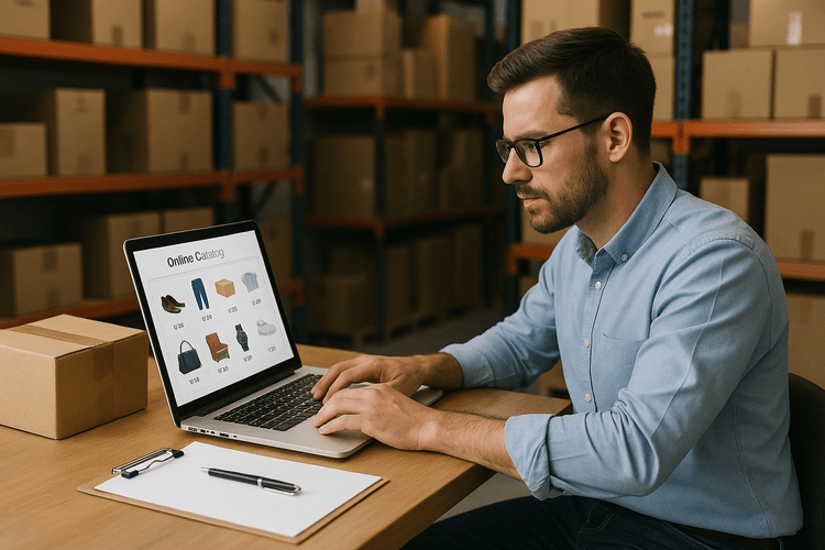 Produkte beschaffen und einen Online-Katalog erstellen Produkte beschaffen und einen Online-Katalog erstellen