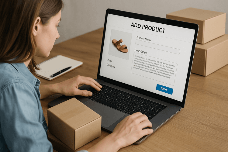Ajout des produits et description détaillée Ajout des produits et description détaillée