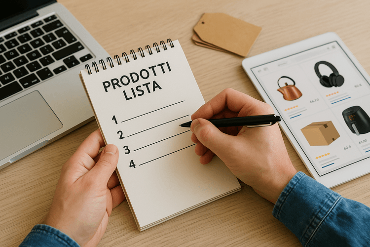 Créer une liste de produits Créer une liste de produits