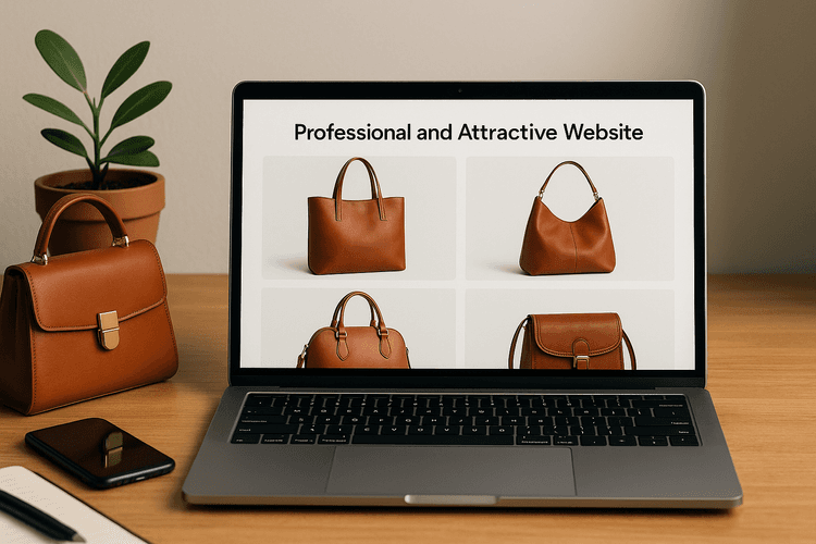 Créer un site web professionnel et attrayant pour vos sacs Créer un site web professionnel et attrayant pour vos sacs