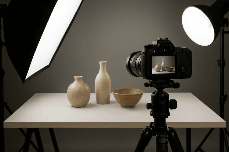 Photographier les céramiques de manière professionnelle Photographier les céramiques de manière professionnelle