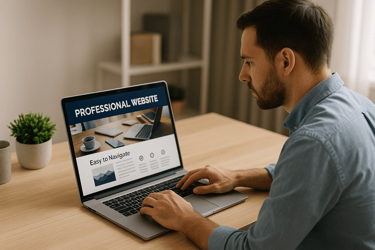 Create a professional and easy-to-navigate website Create a professional and easy-to-navigate website