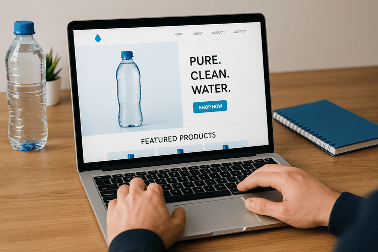 Créer un site web professionnel pour votre activité de vente d'eau en ligne Créer un site web professionnel pour votre activité de vente d'eau en ligne