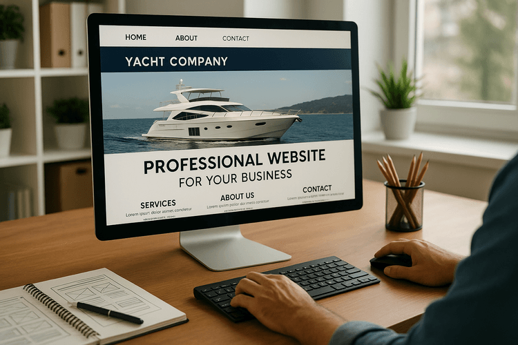 Réaliser un site web professionnel pour votre entreprise de yachts Réaliser un site web professionnel pour votre entreprise de yachts