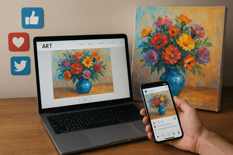 Promouvoir votre site web et vos œuvres d'art via les réseaux sociaux Promouvoir votre site web et vos œuvres d'art via les réseaux sociaux
