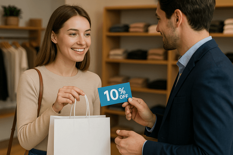 Oferecer incentivos à compra Oferecer incentivos à compra