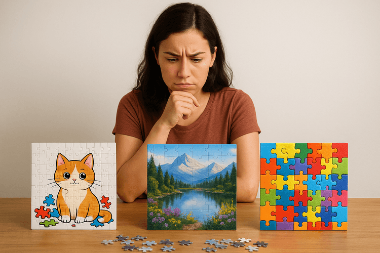 Choisir le type de puzzle à vendre Choisir le type de puzzle à vendre