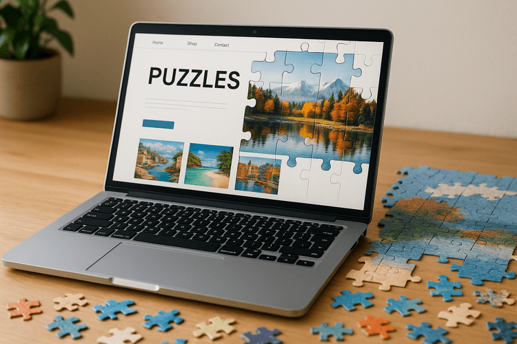 Créer un site web pour la vente de puzzles Créer un site web pour la vente de puzzles