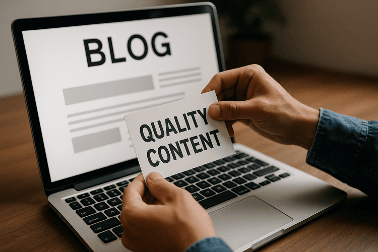 Insérer du contenu de qualité Insérer du contenu de qualité
