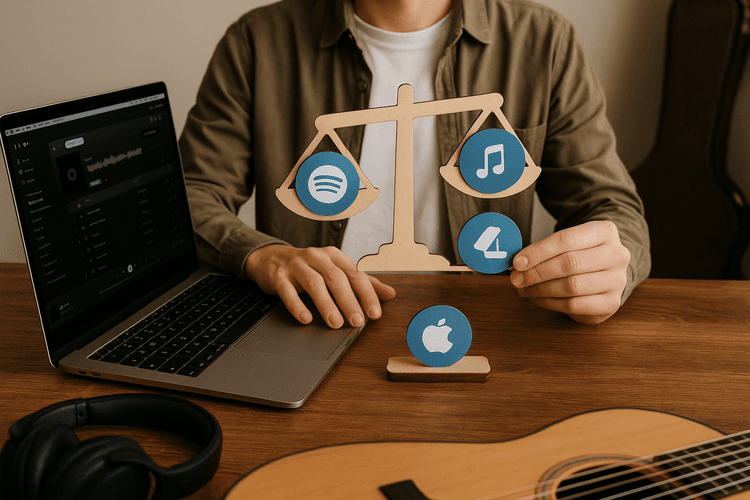Choisir la bonne plateforme pour vendre de la musique en ligne