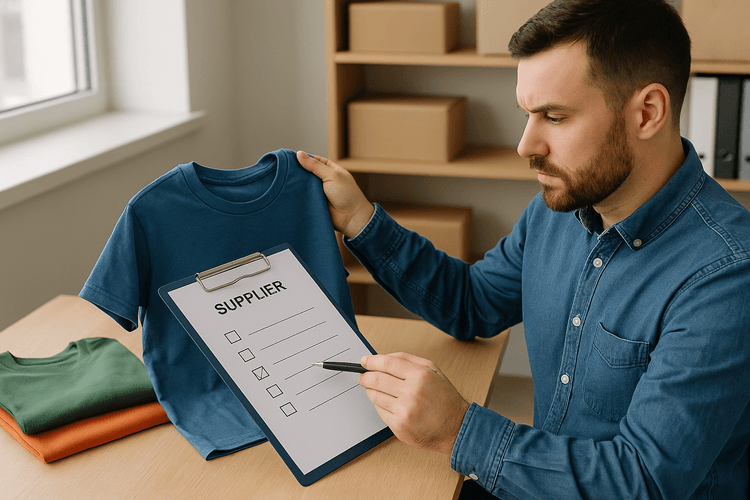 Sélectionne les bons fournisseurs pour les t-shirts Sélectionne les bons fournisseurs pour les t-shirts