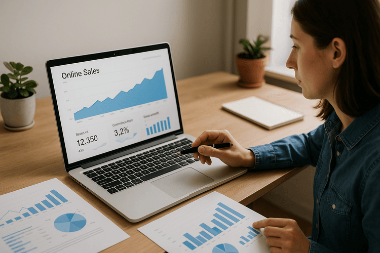 Mesurez les résultats de vos activitàs de vente en ligne et apportez les améliorations nécessaires Mesurez les résultats de vos activitàs de vente en ligne et apportez les améliorations nécessaires