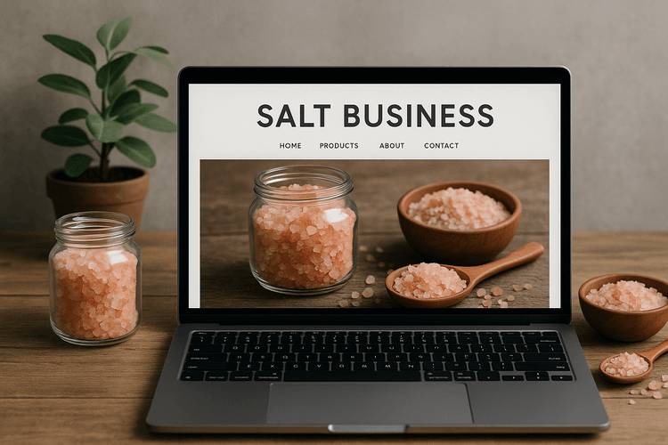 Créer un site web pour votre activité de vente de sel