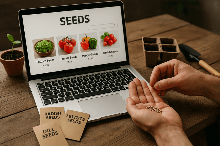 Create a Website for Selling Seeds Create a Website for Selling Seeds