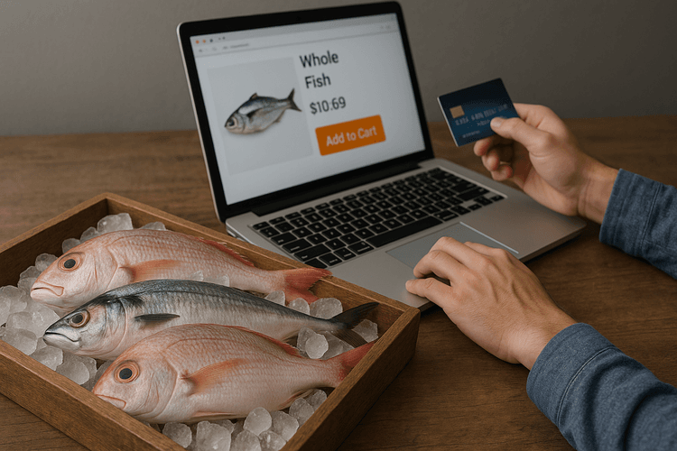 Como vender peixe online