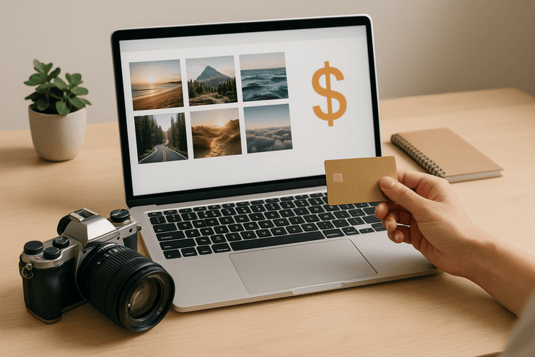 Wie man Fotos online verkauft Wie man Fotos online verkauft