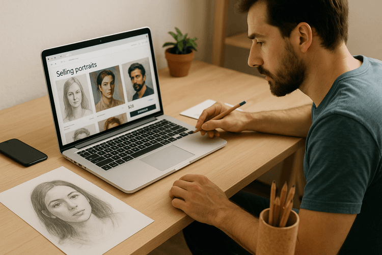 Come vendere ritratti online Come vendere ritratti online
