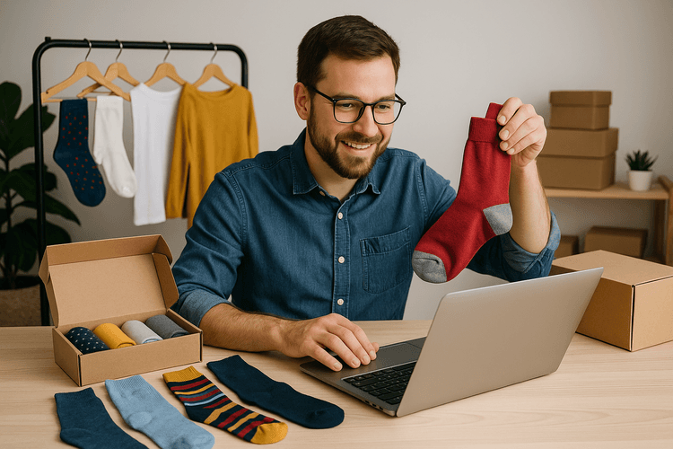 Wie man Socken online verkauft