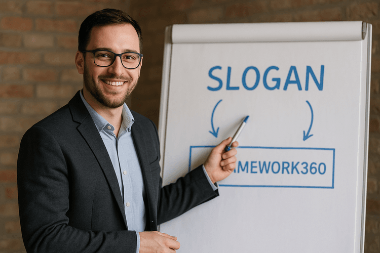 Leverage your slogan with Framework360 Leverage your slogan with Framework360