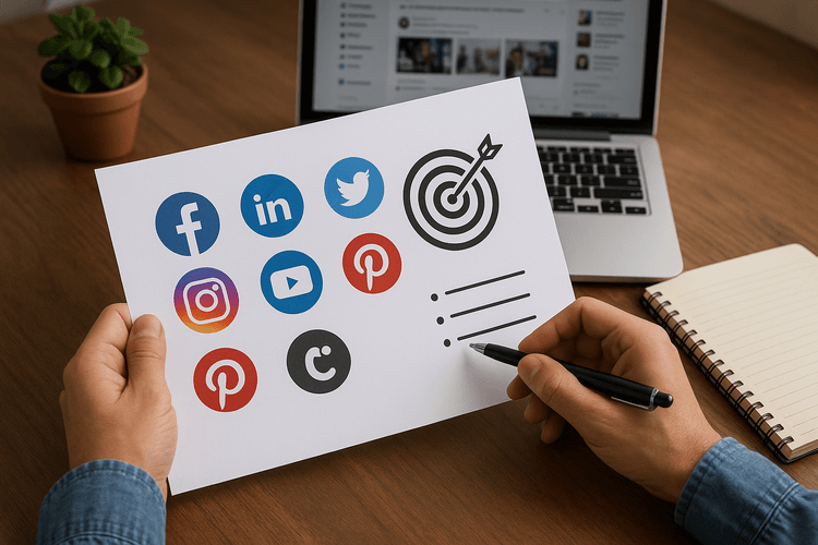 Defining the right social channels for your target Defining the right social channels for your target