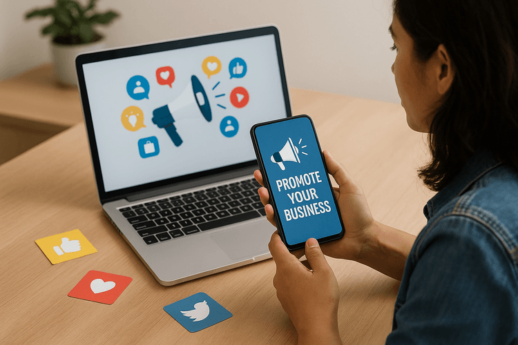Promociona tu negocio en las redes sociales Promociona tu negocio en las redes sociales