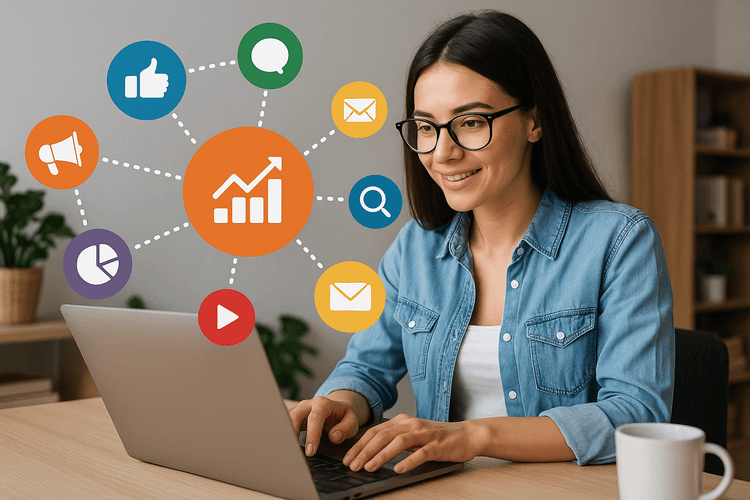 Promotion sur les réseaux sociaux et autres canaux de marketing en ligne Promotion sur les réseaux sociaux et autres canaux de marketing en ligne