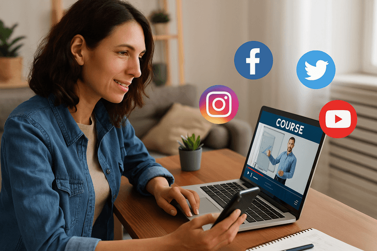 Utiliser les réseaux sociaux pour promouvoir le cours vidéo Utiliser les réseaux sociaux pour promouvoir le cours vidéo