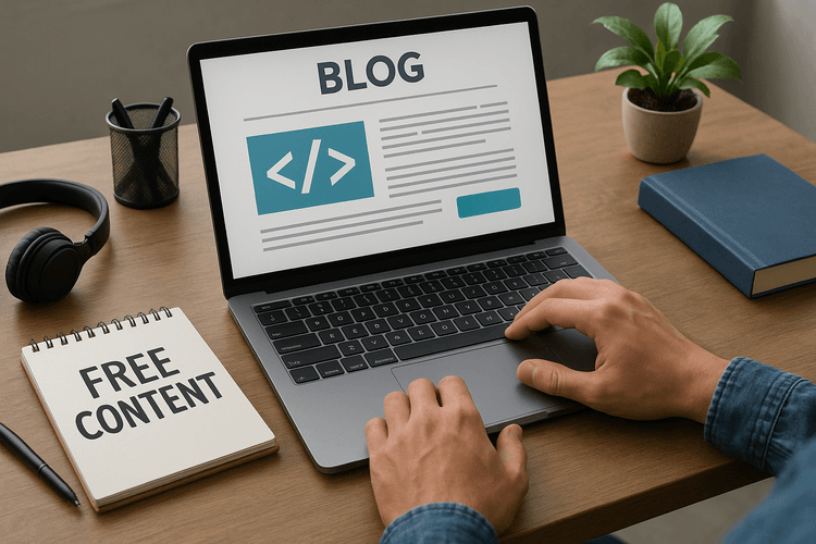 Créer un blog lié au logiciel et offrir du contenu gratuit Créer un blog lié au logiciel et offrir du contenu gratuit