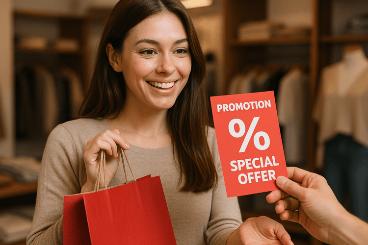 Offrir des promotions et des réductions spéciales Offrir des promotions et des réductions spéciales