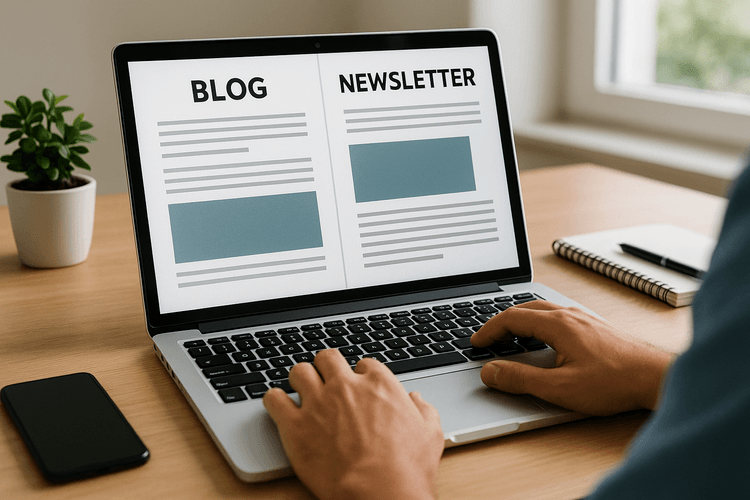 Maintenir une forte présence en ligne grâce aux blogs et aux newsletters Maintenir une forte présence en ligne grâce aux blogs et aux newsletters