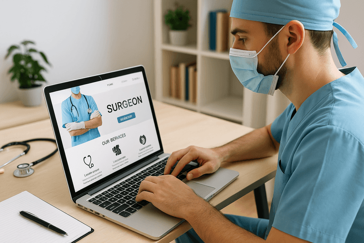 Come creare sito web per chirurgo Come creare sito web per chirurgo