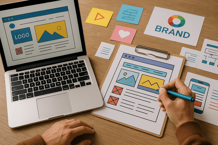 Design e branding del sito web Design e branding del sito web