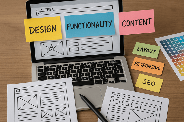 Website Design: Design, Functionality, and Content Website Design: Design, Functionality, and Content