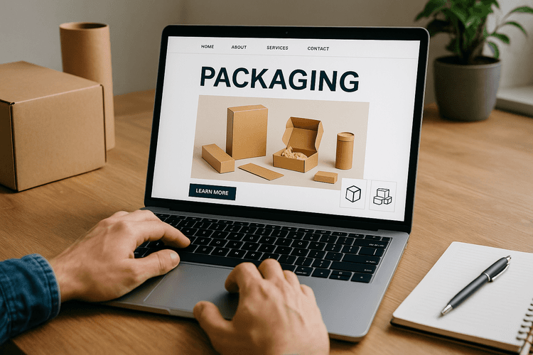 Come creare sito web per imballaggio Come creare sito web per imballaggio