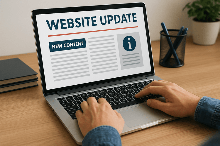 Regularly updating your website with new content and information. Regularly updating your website with new content and information.