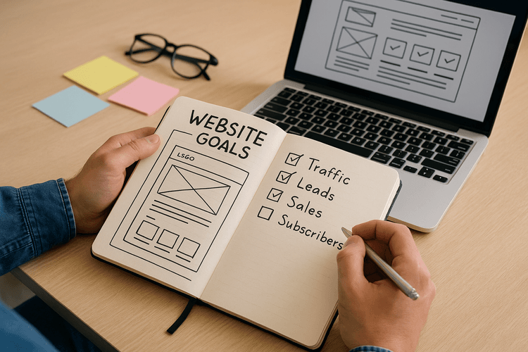Définir les objectifs du site web