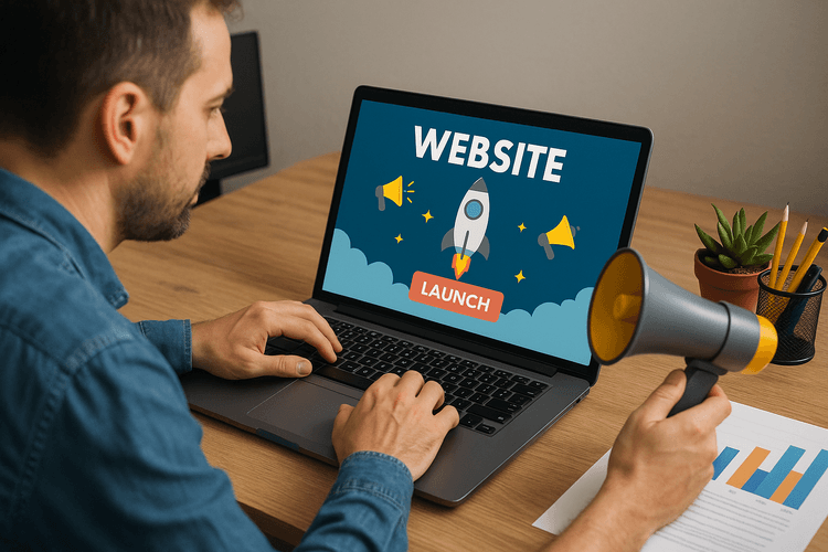 Lancer le site web et le promouvoir Lancer le site web et le promouvoir