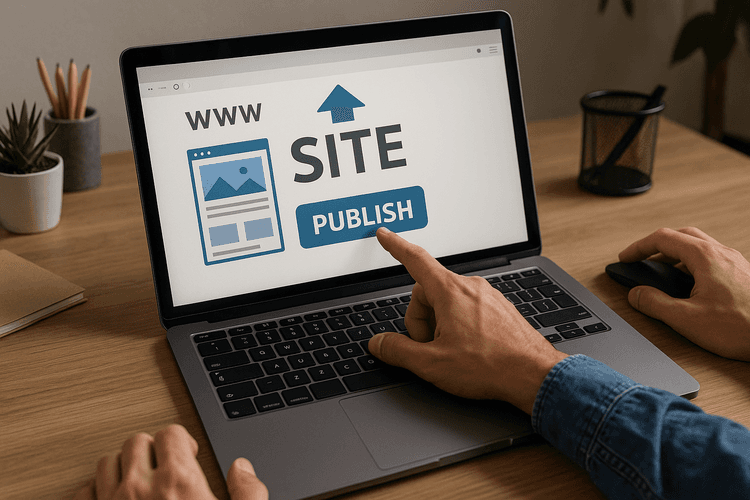 Publication du site en ligne Publication du site en ligne