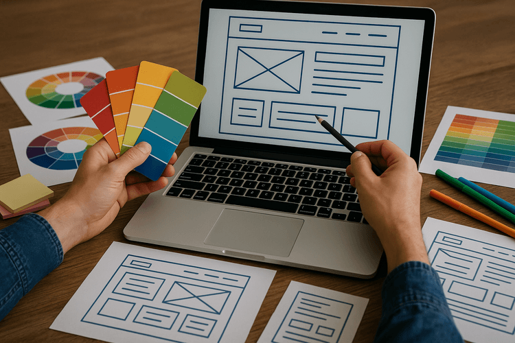 Website Layout and Color Choice Website Layout and Color Choice