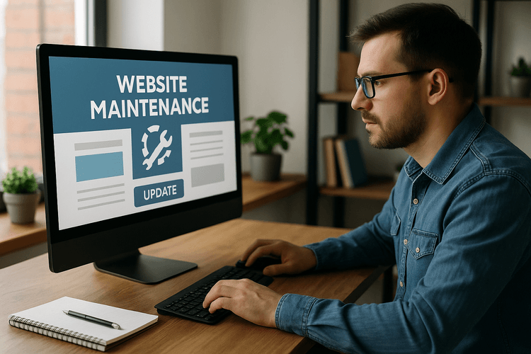Maintenance et mise à jour du site web. Maintenance et mise à jour du site web.