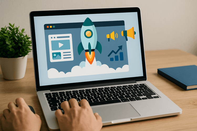Publication et promotion du site web Publication et promotion du site web
