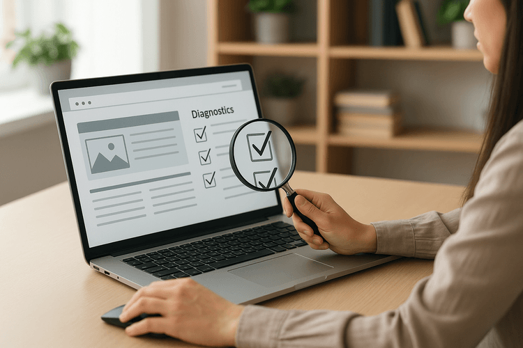 Überprüfen Sie die Qualität der Website und testen Sie sie vor der Veröffentlichung Überprüfen Sie die Qualität der Website und testen Sie sie vor der Veröffentlichung