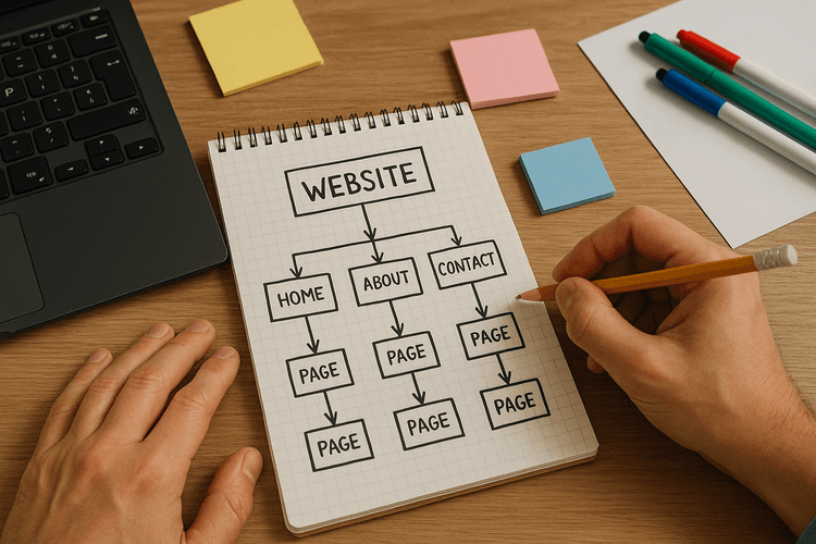 Créer la structure du site web Créer la structure du site web