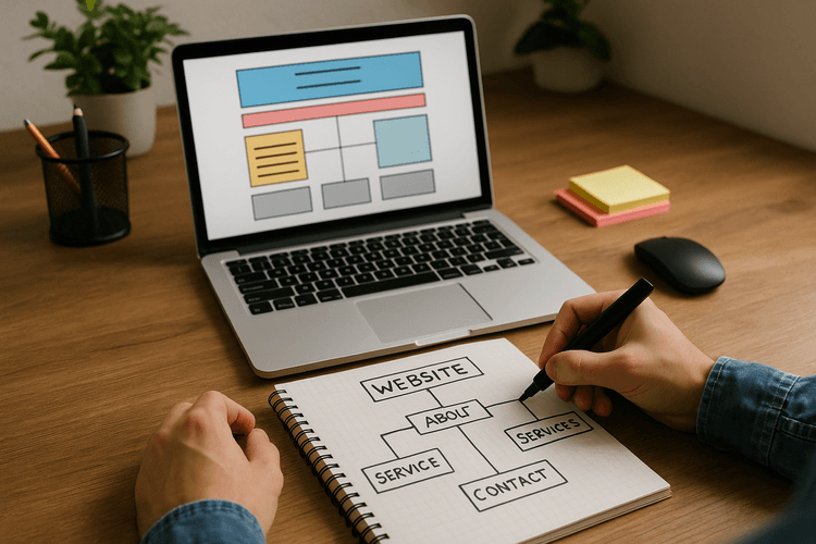 Structure du site web Structure du site web