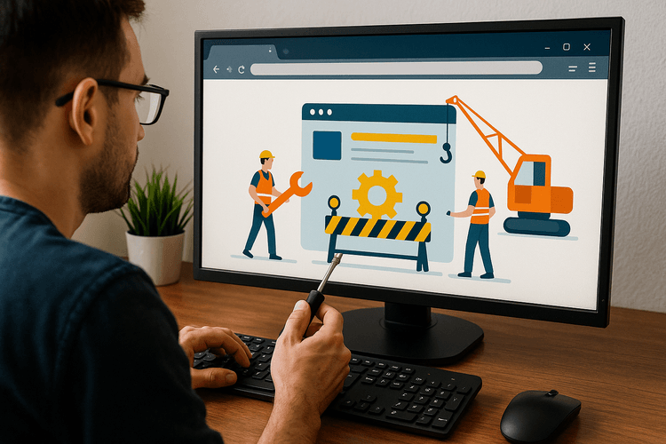 Aktualisierung und wartung der website Aktualisierung und wartung der website