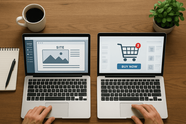 Créer un site web ou utiliser une plateforme de e-commerce